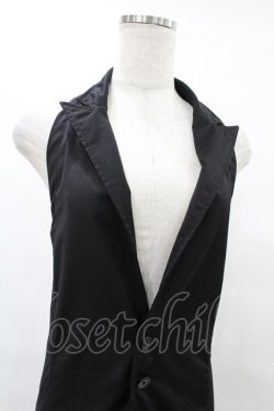 画像4: BPN FOR MEN / ホルターロングベスト  黒 H-25-08-07-1030-GO-TO-KB-ZH