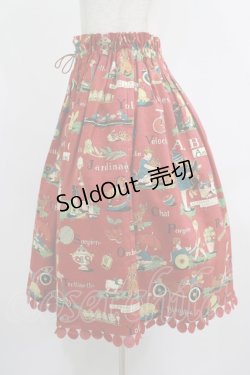 画像2: Jane Marple / Alphabet francaisフラッフィースカート  ローズ H-25-08-07-006-JM-SK-KB-ZH
