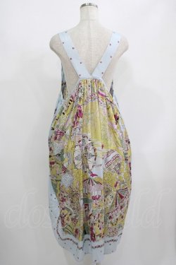 画像3: Jane Marple / La fete foraineエプロンドレス  サックス H-25-08-07-002-JM-OP-KB-ZH