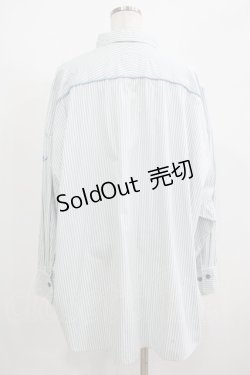 画像3: MILKBOY / BIGシャツ  サックスストライプ H-25-08-07-025-MB-BL-KB-ZH