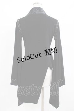 画像3: Qutie Frash / 着物カーデ  黒×紫 H-25-08-07-027-QU-TO-KB-ZH