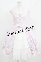 BABY,THE STARS SHINE BRIGHT / 雪の女王〜妖精が舞い降りる白い国〜柄プリンセスジャンパースカート Free ピンク H-25-08-08-001-BA-OP-NS-ZH