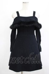 evelyn / オフショルファーニットワンピース Free ブラック H-25-08-08-026-LO-OP-NS-ZH