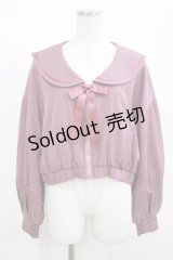 Amavel / サテンリボンフードセーラーブルゾン Free ピンク H-25-08-08-029-CA-JA-NS-ZH