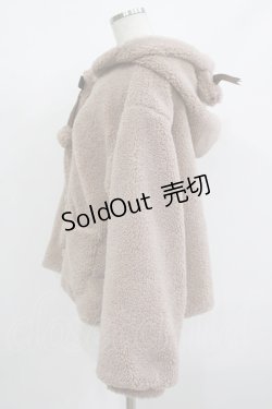 画像2: Amavel / こぐまちゃんとひつじさんのボアアウター Free ブラウン H-25-08-08-030-CA-CO-NS-ZH