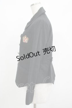 画像2: metamorphose / エンブレムワッペンジャケット Free ブラック H-25-08-08-031-ME-JA-NS-ZH