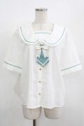 Amavel / Fancy Dolphin Marineブラウス Free グリーン H-25-08-08-040-CA-BL-NS-ZH