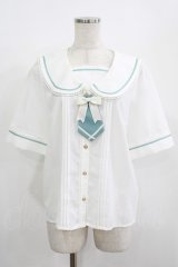 Amavel / Fancy Dolphin Marineブラウス Free グリーン H-25-08-08-040-CA-BL-NS-ZH