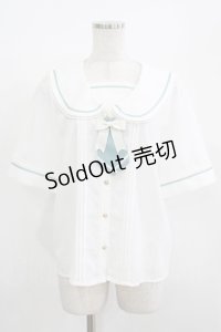 Amavel / Fancy Dolphin Marineブラウス Free グリーン H-25-08-08-040-CA-BL-NS-ZH