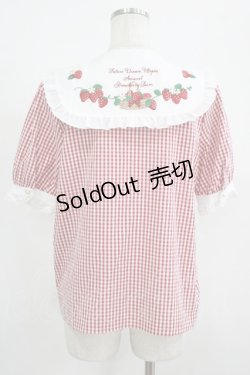 画像3: Amavel / Strawberry Farmフリルブラウス Free レッド H-25-08-08-043-CA-BL-NS-ZH