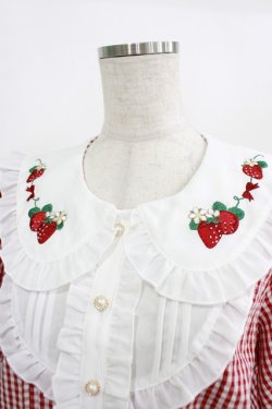 画像4: Amavel / Strawberry Farmフリルブラウス Free レッド H-25-08-08-043-CA-BL-NS-ZH