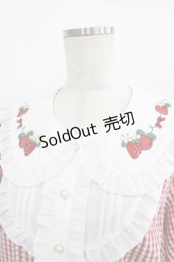 画像4: Amavel / Strawberry Farmフリルブラウス Free レッド H-25-08-08-043-CA-BL-NS-ZH