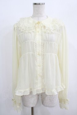 画像1: BABY,THE STARS SHINE BRIGHT / シフォンベビードールブラウス Free 生成り H-25-08-08-044-BA-BL-NS-ZH