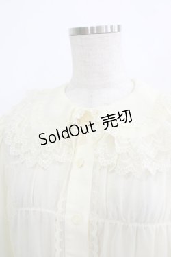 画像4: BABY,THE STARS SHINE BRIGHT / シフォンベビードールブラウス Free 生成り H-25-08-08-044-BA-BL-NS-ZH