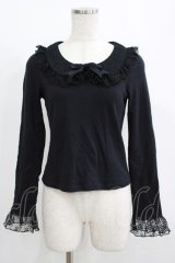 BABY,THE STARS SHINE BRIGHT / Flora Lace Ribbonプルオーバー Free ブラック H-25-08-08-045-BA-TO-NS-ZH