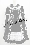 Angelic Pretty / 別珍ワンピース Free ブラック H-25-08-08-005-AP-OP-NS-ZH