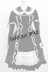 Angelic Pretty / 別珍ワンピース Free ブラック H-25-08-08-005-AP-OP-NS-ZH