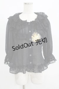 ALICE and the PIRATES / 恋の雨音ブラウス Free ブラック H-25-08-08-046-PA-BL-NS-ZH
