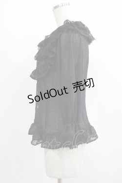 画像2: ALICE and the PIRATES / 恋の雨音ブラウス Free ブラック H-25-08-08-046-PA-BL-NS-ZH