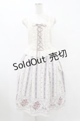 axes femme / ガーベラ＆オータムローズワンピース Free 生成り H-25-08-08-1033-AX-OP-NS-ZH