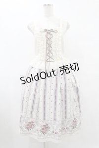 axes femme / ガーベラ＆オータムローズワンピース Free 生成り H-25-08-08-1033-AX-OP-NS-ZH