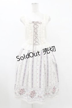 画像1: axes femme / ガーベラ＆オータムローズワンピース Free 生成り H-25-08-08-1033-AX-OP-NS-ZH