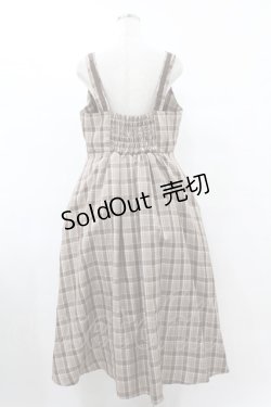 画像2: m petit by misako / AMCHKスクエアネックジャンパースカート 3L ブラウン H-25-08-08-1035-LO-OP-NS-ZH