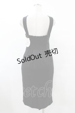 画像2: an another angelus / ビッグはしごレースワンピース Free ブラック H-25-08-08-1037-CA-OP-NS-ZH