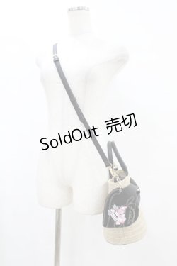 画像2: m petit by misako / サンリオキャラクターズコラボ かごバッグ  ブラック H-25-08-08-1005-LO-BG-NS-ZH