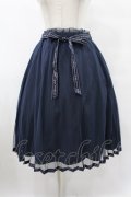 Fi.n.t / ロゴリボン付きプリーツチュールスカート Free NAVY H-25-08-08-1039-CA-SK-NS-ZH