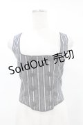 Victorian maiden / レジメンタルストライプジレ Free インクブルー H-25-08-08-1043-CL-TO-NS-ZH