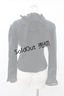 画像2: BABY,THE STARS SHINE BRIGHT / うさみみフリルカーディガン Free ブラック H-25-08-08-1044-BA-TO-NS-ZH