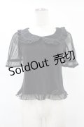 BABY,THE STARS SHINE BRIGHT / ドットチュールの半袖プルオーバー Free ブラック H-25-08-08-1045-BA-TO-NS-ZH