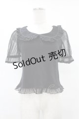 BABY,THE STARS SHINE BRIGHT / ドットチュールの半袖プルオーバー Free ブラック H-25-08-08-1045-BA-TO-NS-ZH