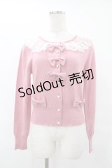 BABY,THE STARS SHINE BRIGHT / Crown Lace カーディガン Free ピンク H-25-08-08-1052-BA-TO-NS-ZH