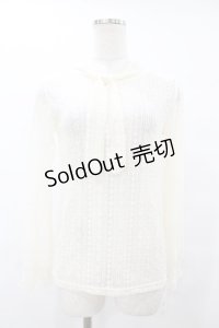 F&A / 総レースボウタイトップス Free IVORY H-25-08-08-1055-LO-TO-NS-ZH