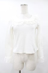 BABY,THE STARS SHINE BRIGHT / Flora Lace Ribbonプルオーバー Free オフ H-25-08-08-1057-BA-TO-NS-ZH