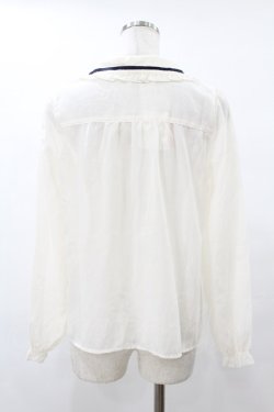 画像2: Fi.n.t / ネクタイ付きブラウス Free OFFWHITE H-25-08-08-1058-CA-BL-NS-ZH