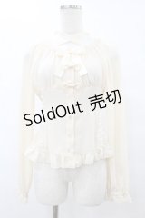 metamorphose / 胸元ギャザー長袖ブラウス Free 生成り H-25-08-08-1062-ME-BL-NS-ZH