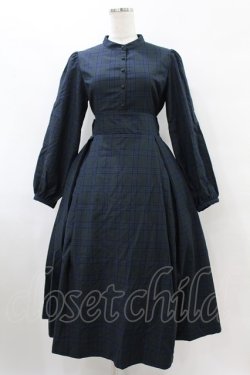 画像1: Maison de FLEUR Petite Robe canone / ニナのお茶会ワンピース M Green H-25-08-08-1010-EL-OP-NS-ZH
