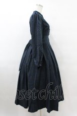 画像3: Maison de FLEUR Petite Robe canone / ニナのお茶会ワンピース M Green H-25-08-08-1010-EL-OP-NS-ZH (3)