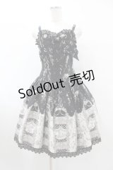 ALICE and the PIRATES / Masquerade Theater柄ジャンパースカート Free ブラック H-25-08-08-1011-PA-OP-NS-ZH