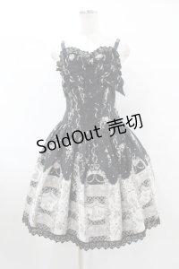 ALICE and the PIRATES / Masquerade Theater柄ジャンパースカート Free ブラック H-25-08-08-1011-PA-OP-NS-ZH