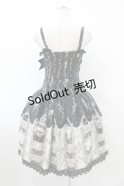 画像2: ALICE and the PIRATES / Masquerade Theater柄ジャンパースカート Free ブラック H-25-08-08-1011-PA-OP-NS-ZH