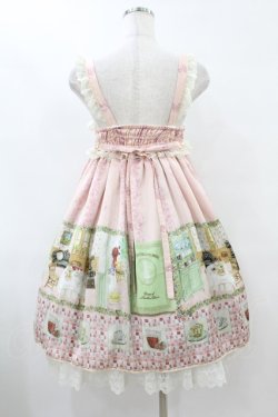 画像2: BABY,THE STARS SHINE BRIGHT / 覚めない夢をみるための Re・ci・pe柄Shirlyジャンパースカート Free ピンク H-25-08-08-1013-BA-OP-NS-ZH