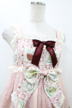 画像4: BABY,THE STARS SHINE BRIGHT / 覚めない夢をみるための Re・ci・pe柄Shirlyジャンパースカート Free ピンク H-25-08-08-1013-BA-OP-NS-ZH