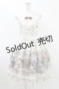 ALICE and the PIRATES / Victorian tear bottle柄ジャンパースカートI Free 生成り H-25-08-08-1014-PA-OP-NS-ZH