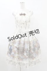 ALICE and the PIRATES / Victorian tear bottle柄ジャンパースカートI Free 生成り H-25-08-08-1014-PA-OP-NS-ZH