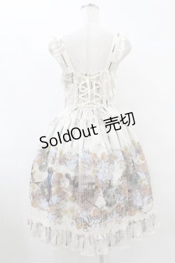 画像2: ALICE and the PIRATES / Victorian tear bottle柄ジャンパースカートI Free 生成り H-25-08-08-1014-PA-OP-NS-ZH