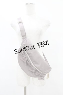 画像1: m petit by misako / リボン付きボディバッグ  ブラウン H-25-08-08-1003-LO-BG-NS-ZH